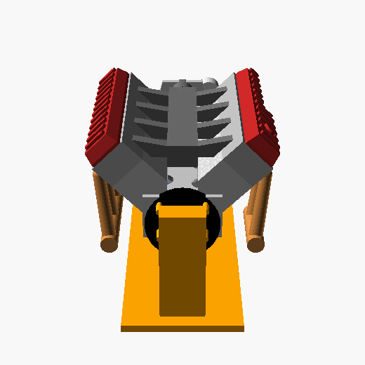 V8 engine — orbiting render